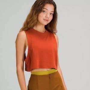Lululemon All Yours Crop Tank in Aztec Brick